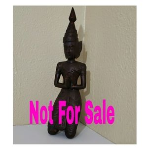 (Last Price) Vintage Wood Thai Goddess.